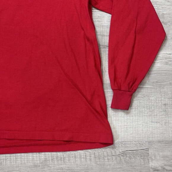 Vintage Logo 7 Buffalo Bills Turtleneck Mens XL Red Made In USA Embroidered Logo - Picture 3 of 10